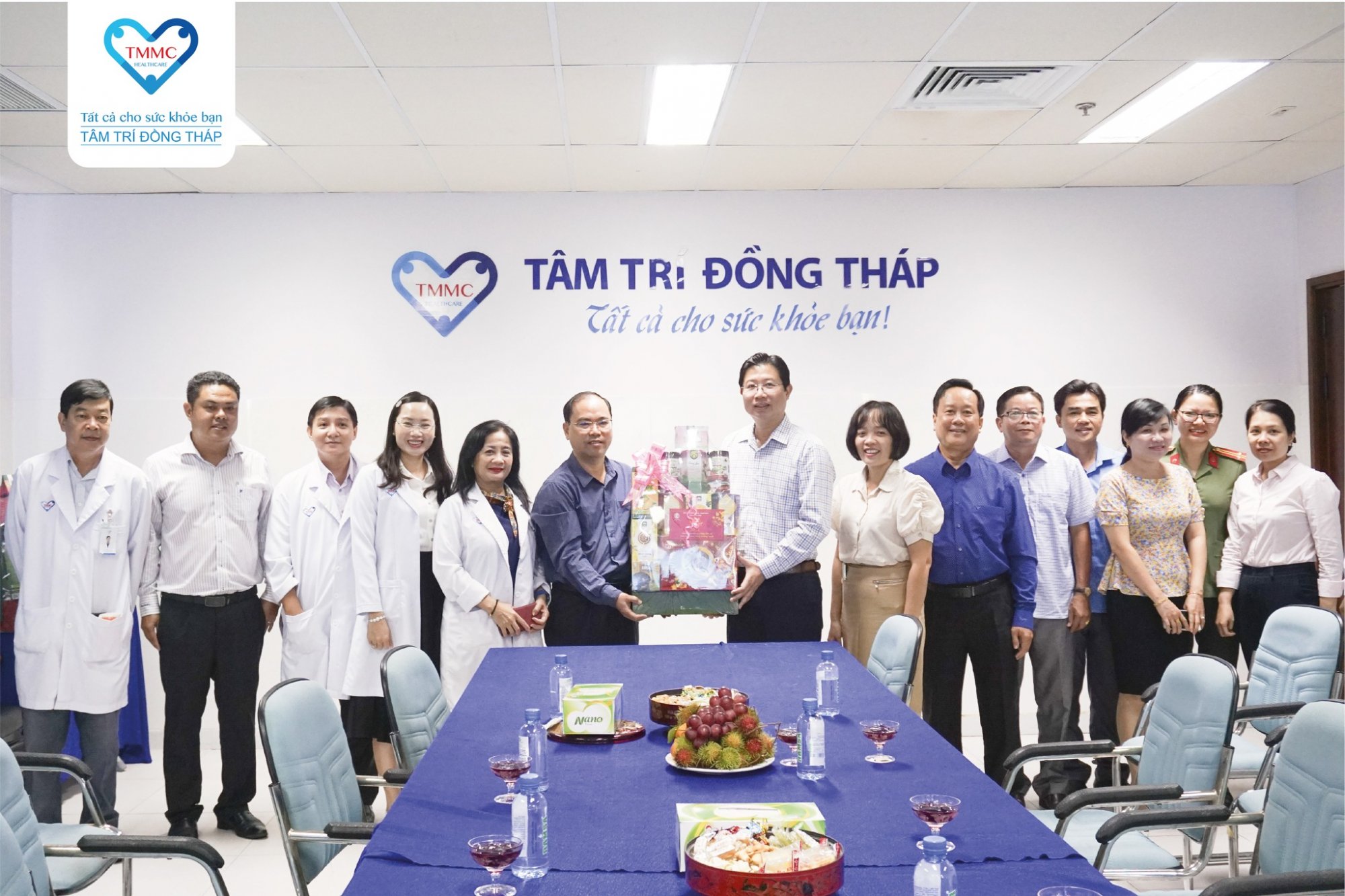 Lãnh đạo tỉnh thăm và chúc tết BVĐK Tâm Trí Đồng Tháp