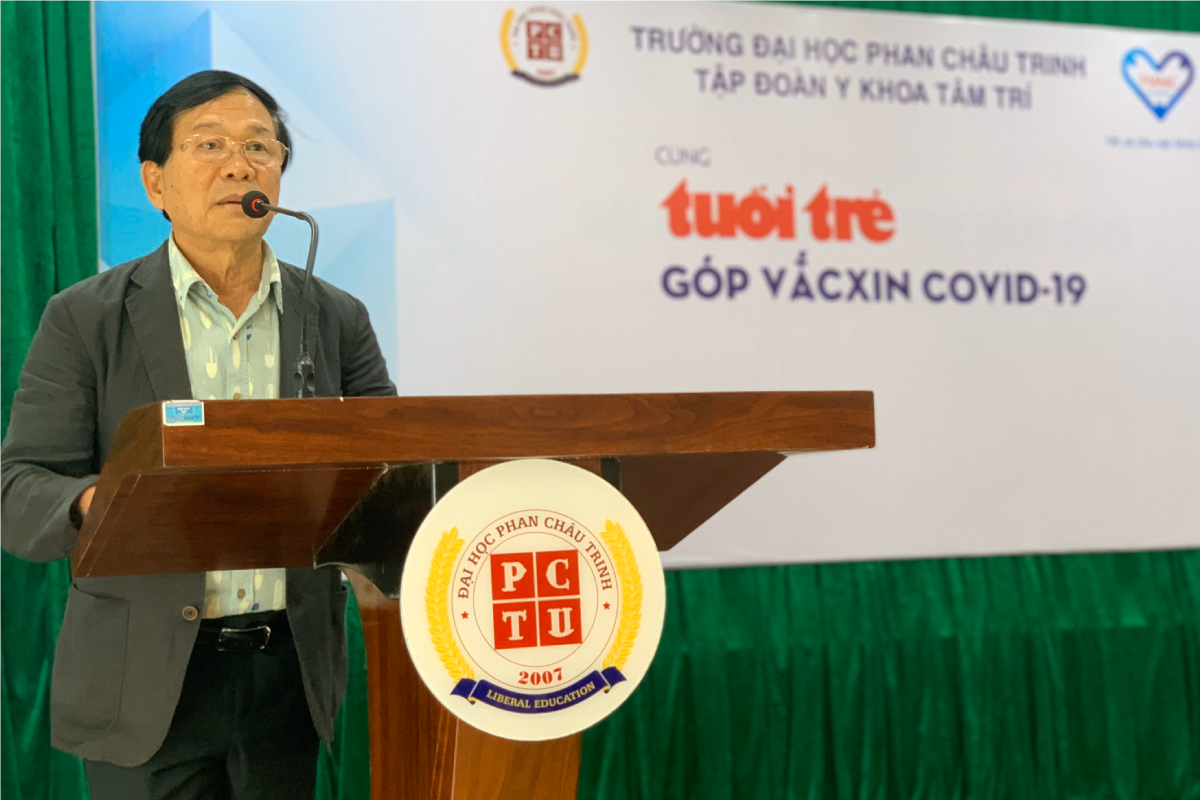 ĐẠI HỌC PHAN CHÂU TRINH VÀ TẬP ĐOÀN Y KHOA TÂM TRÍ CÙNG TUỔI TRẺ GÓP VẮCXIN COVID-19