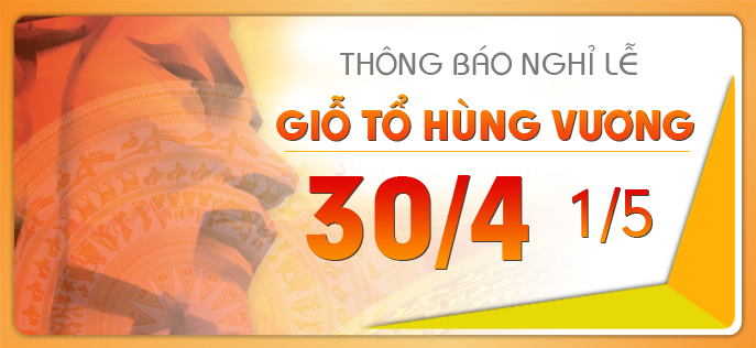 THÔNG BÁO LỊCH NGHỈ LỄ