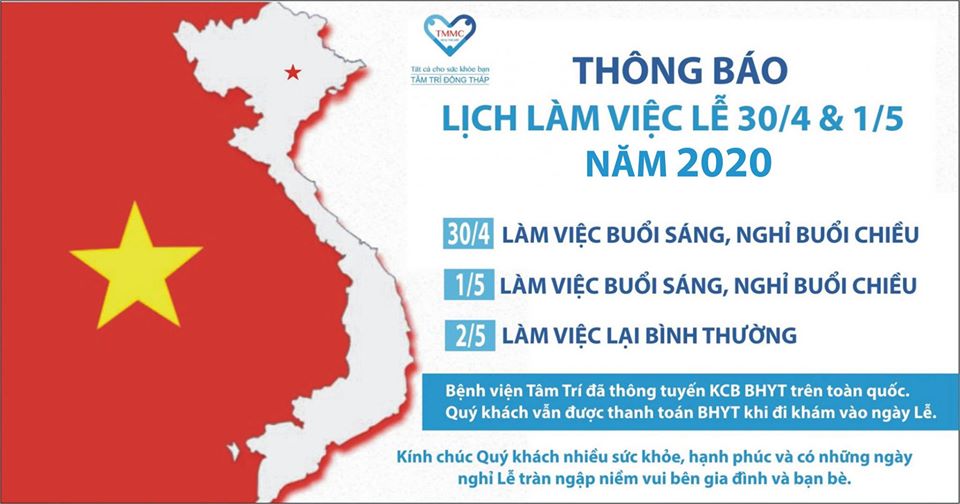 Thông báo: Lịch nghỉ Lễ 30/4 và 1/5