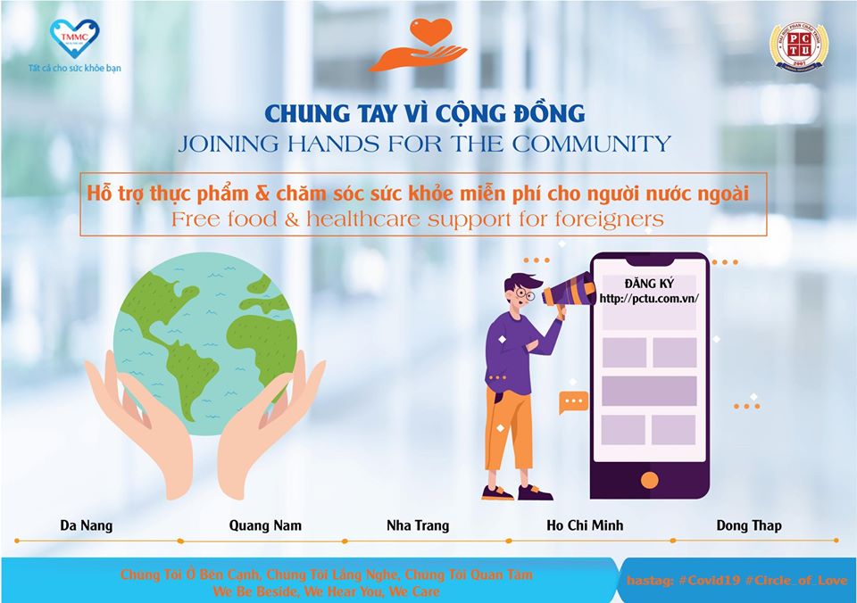 FREE FOOD & HEALTHCARE SUPPORT FOR FOREIGNERS / Hỗ trợ thực phẩm và chăm sóc sức khỏe miễn phí cho người nước ngoài