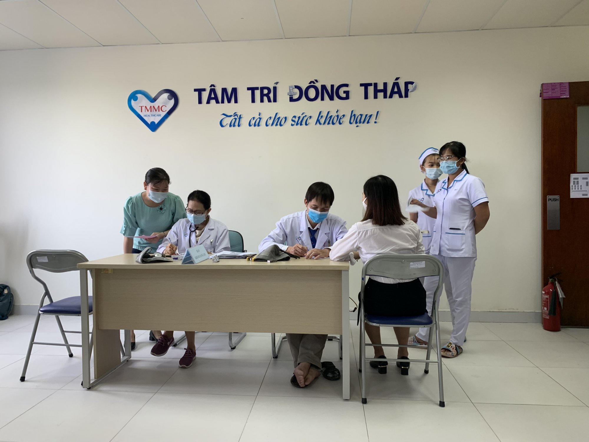 Bệnh Viện Tâm Trí Đồng Tháp tổ chức tiêm Vắc-xin phòng Covid-19