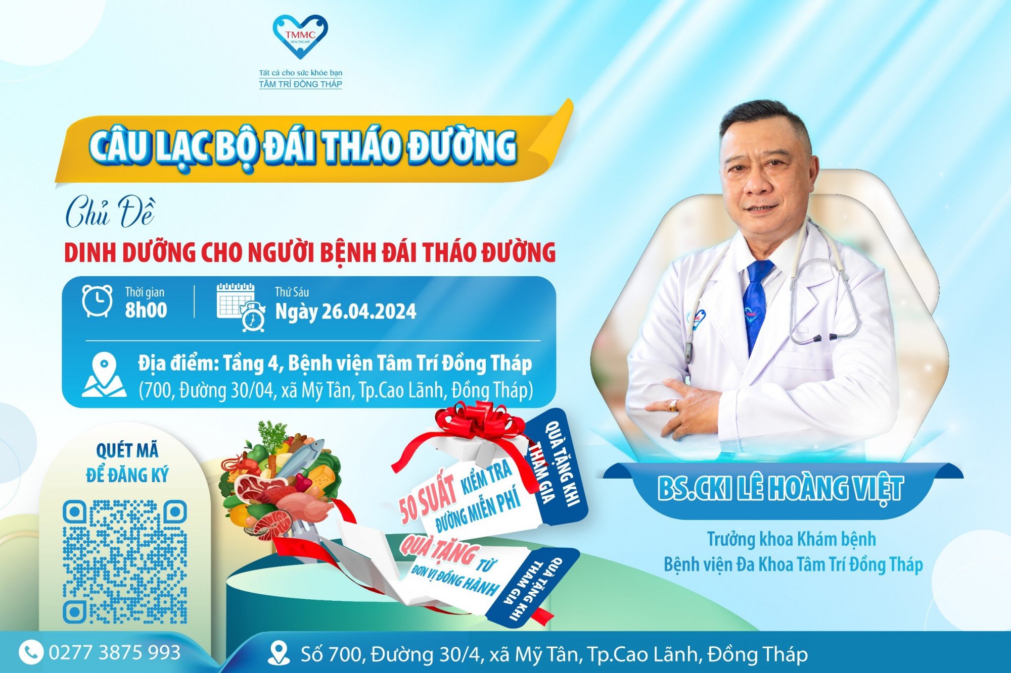 Clb đái tháo đường - chủ đề “Dinh dưỡng cho người bệnh đái tháo đường”
