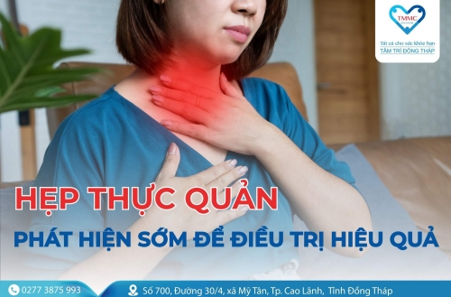 Hẹp thực quản: Phát hiện sớm để điều trị hiệu quả 