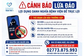 Cảnh báo lừa đảo, lợi dụng danh nghĩa Bệnh viện để trục lợi