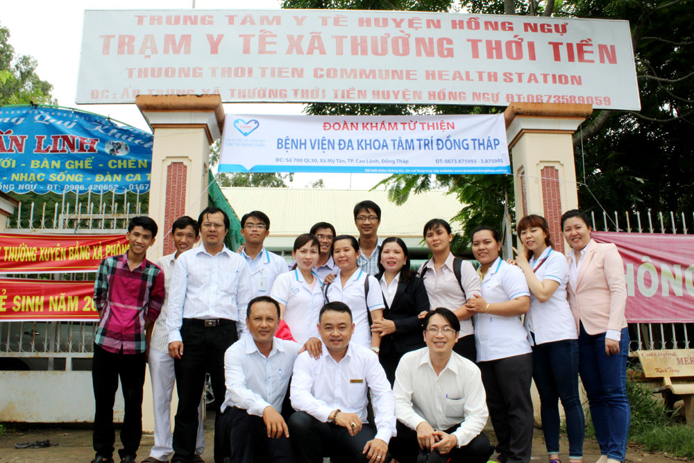 “Hành trình nhân ái - vì sức khỏe cộng đồng” đã đến với đồng bào xã Thường Thới Tiền, huyện Hồng Ngự, tỉnh Đồng Tháp.