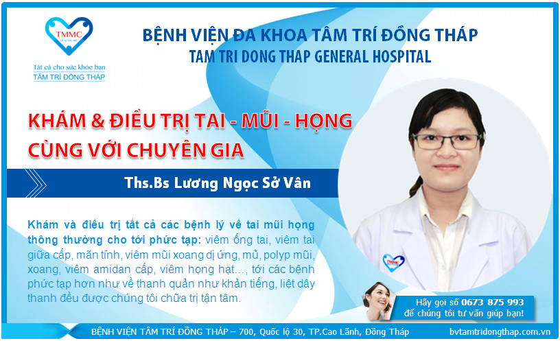 Khám & điều trị Tai - Mũi - Họng cùng với chuyên gia