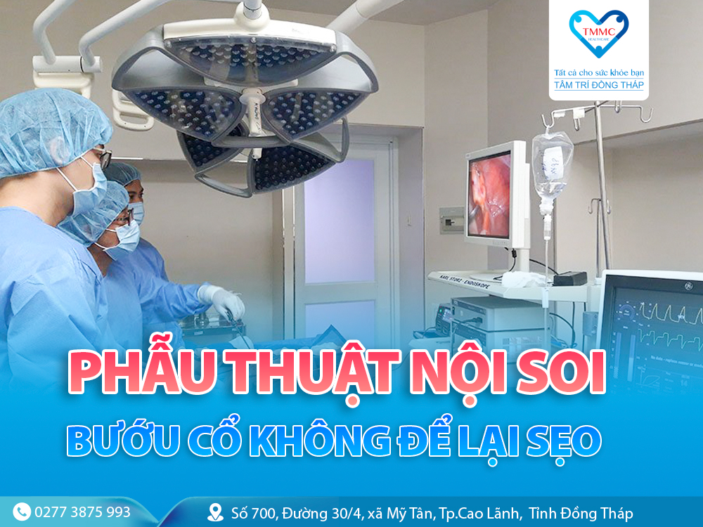 Phẫu thuật nội soi điều trị bướu cổ không để lại sẹo
