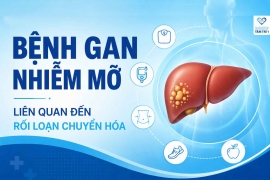 Bệnh gan nhiễm mỡ liên quan đến rối loạn chuyển hóa