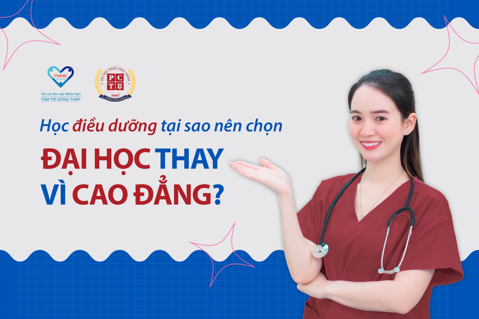 Học điều dưỡng tại Đồng Tháp: Vì sao nên chọn ĐẠI HỌC thay vì CAO ĐẲNG?