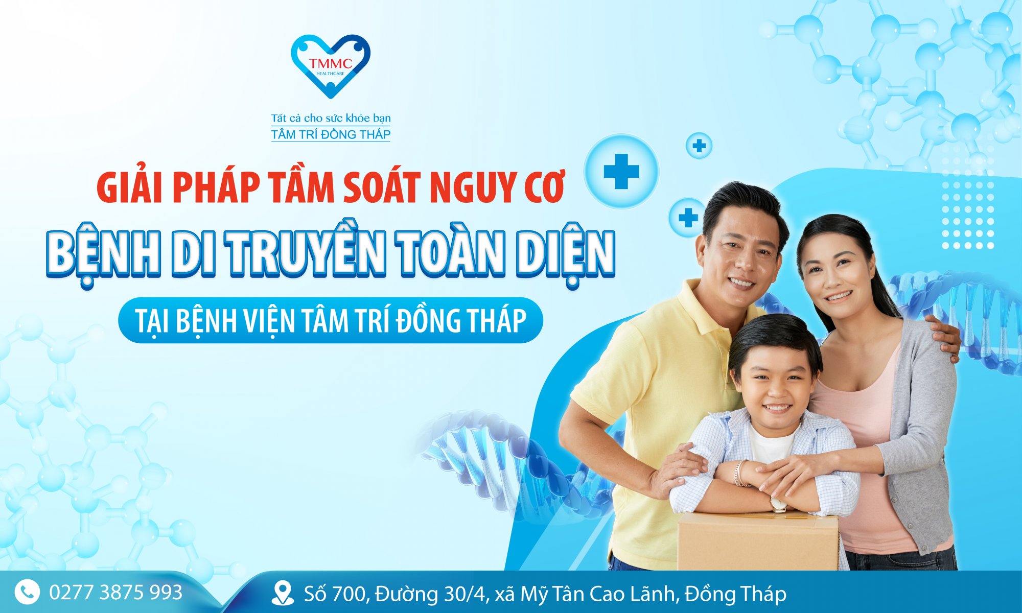 Giải pháp tầm soát nguy cơ bệnh di truyền toàn diện tại Bệnh viện Đa khoa Tâm Trí Đồng Tháp
