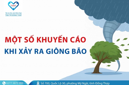 Một số khuyến cáo giúp đảm bảo an toàn khi xảy ra giông bão