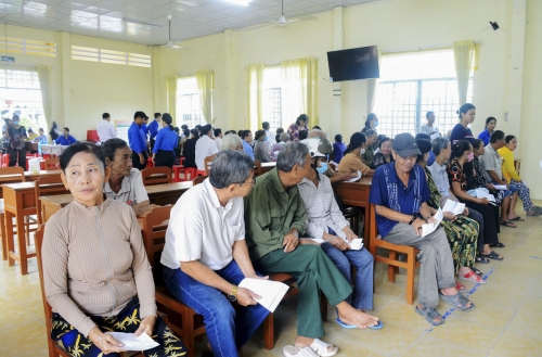 Hưởng ứng Ngày Thương binh - Liệt sĩ 27/7: BVĐK Tâm Trí Đồng Tháp khám sức khỏe miễn phí cho hơn 300 người có công và gia đình chính sách