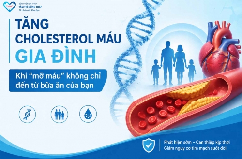 Tăng cholesterol máu gia đình: Khi "mỡ máu" không chỉ đến từ bữa ăn của bạn