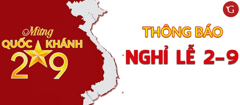 Thông báo nghỉ Lễ Quốc Khánh 2/9
