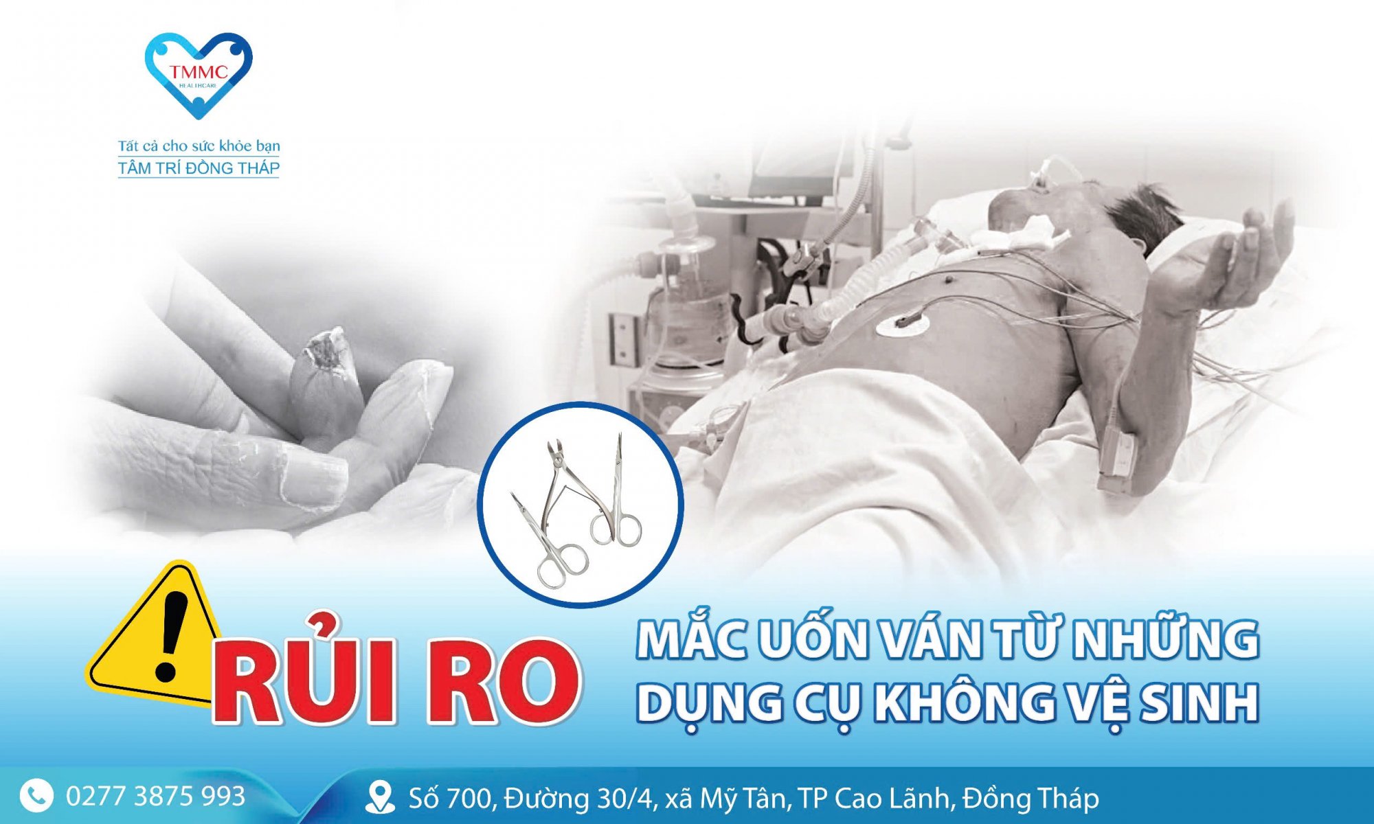 Rủi ro mắc uốn ván từ những dụng cụ không vệ sinh