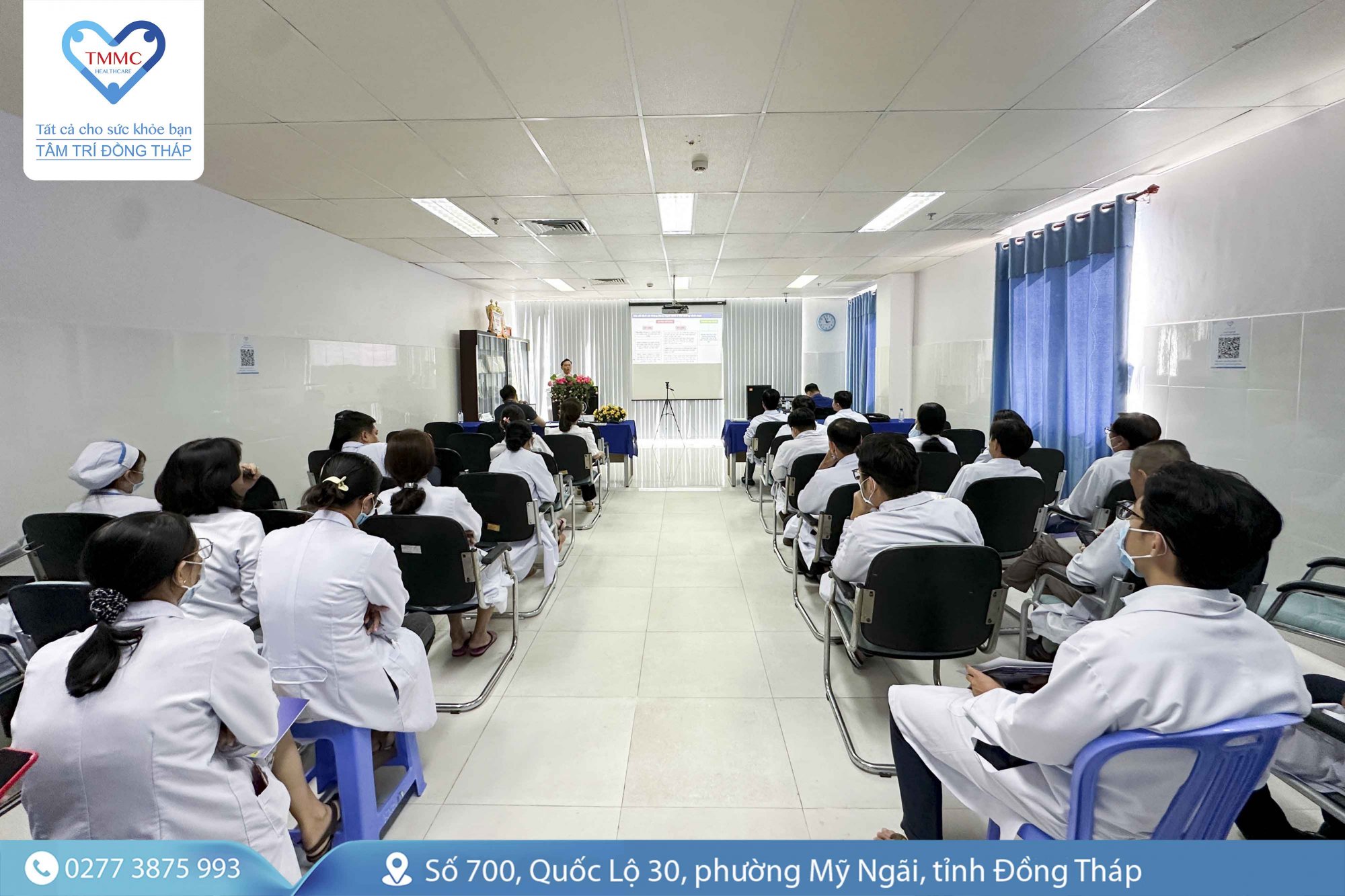 BVĐK Tâm Trí Đồng Tháp tổ chức sinh hoạt khoa học chuyên đề về “Quản lý đau thắt ngực trong hội chứng vành mạn”