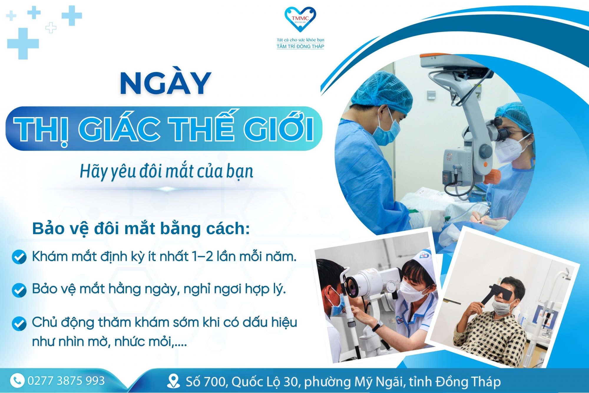 Hưởng ứng Ngày Thị giác Thế giới 2025 - “Hãy yêu đôi mắt của bạn”