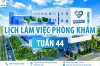 Lịch làm việc tuần 44 (26/10-01/11/2026)