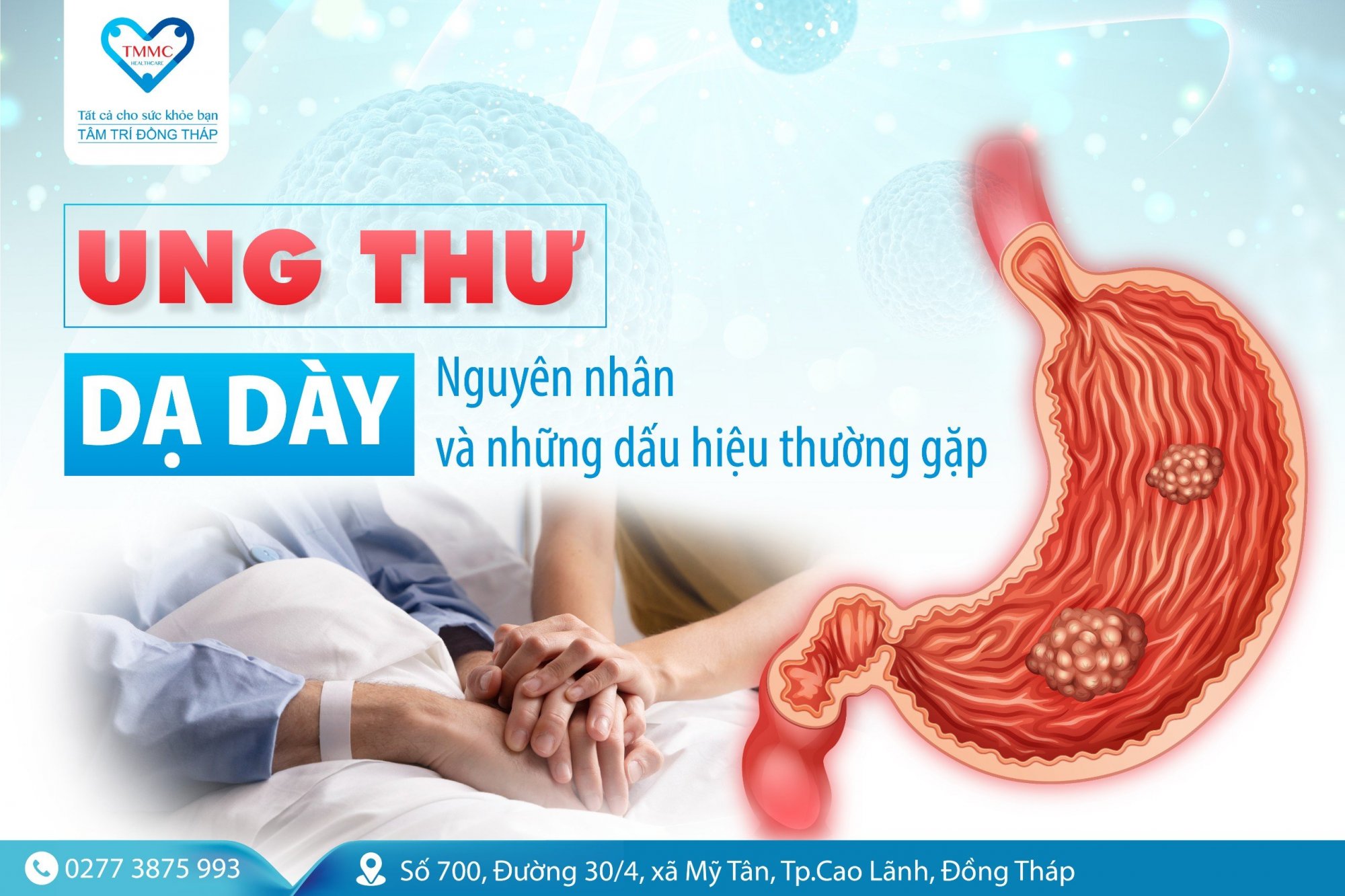 Ung thư dạ dày: Nguyên nhân và những dấu hiệu thường gặp.