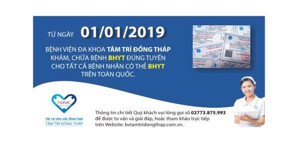 Bệnh viện Tâm Trí thông tuyến khám chữa bệnh BHYT