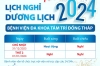 Thông báo lịch nghỉ Tết Dương Lịch năm 2024