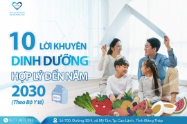 Bộ Y tế công bố "Mười lời khuyên dinh dưỡng hợp lý đến năm 2030"