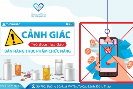 Thông báo về việc cảnh báo những thủ đoạn lừa đảo bán hàng thực phẩm chức năng