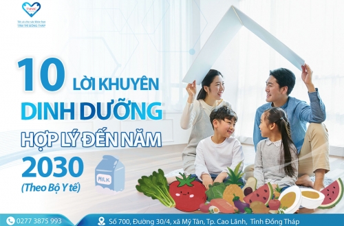 Bộ Y tế công bố "Mười lời khuyên dinh dưỡng hợp lý đến năm 2030"