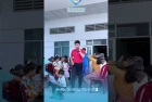 Hoạt động khám và cấp phát thuốc miễn phí cho người dẫn xã Phương Thịnh, tỉnh Đồng Tháp