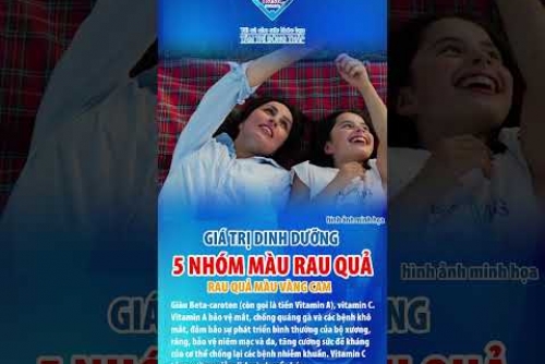 Giá trị dinh dưỡng 5 nhóm màu rau quả